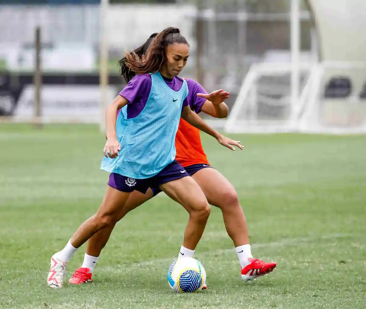 O elenco feminino do Corinthians segue firme com suas preparações na pré-temporada. Foto:Rodrigo Gazzanel/Agência Corinthians