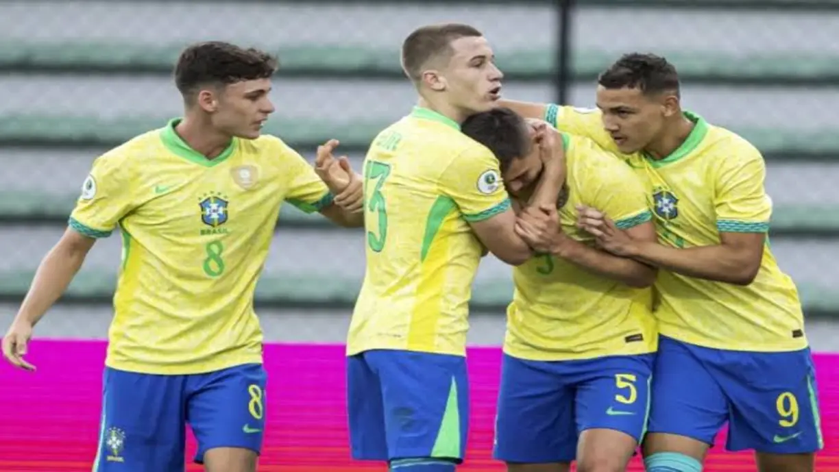 Dupla revelada pelo Corinthians é destaque em vitória do Brasil no Sul-Americano Sub-20