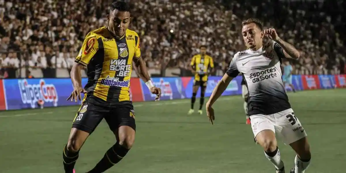 Corinthians bate a equipe do Novorizontino fora de casa, mesmo com pressão. Foto: Higor Basso/Novorizontino.