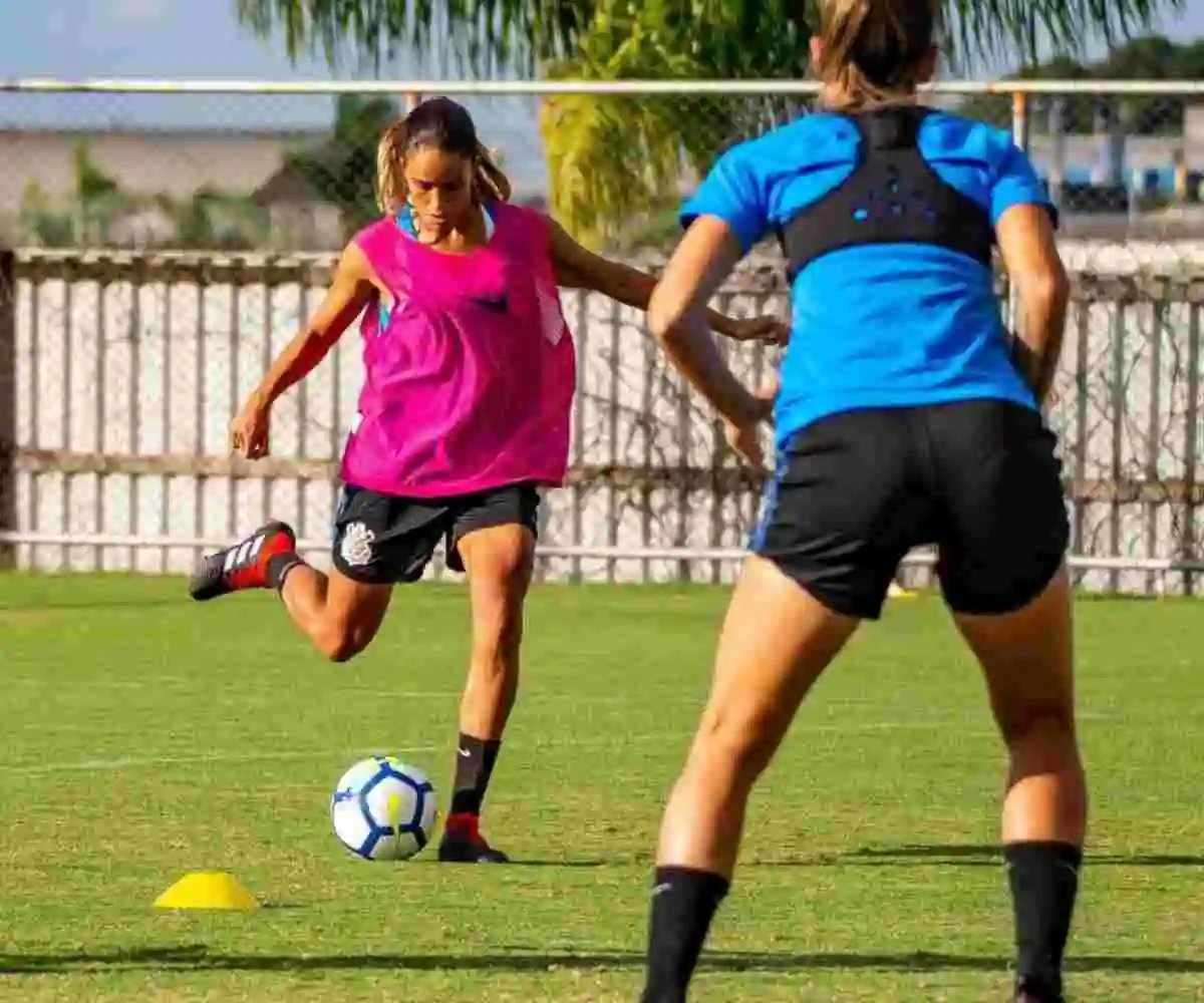 Futebol Feminino do Corinthians em mais um dia de treino, para iniciar a temporada no mês de Março. Foto: Bruno Teixeira/ Agencia Corinthians