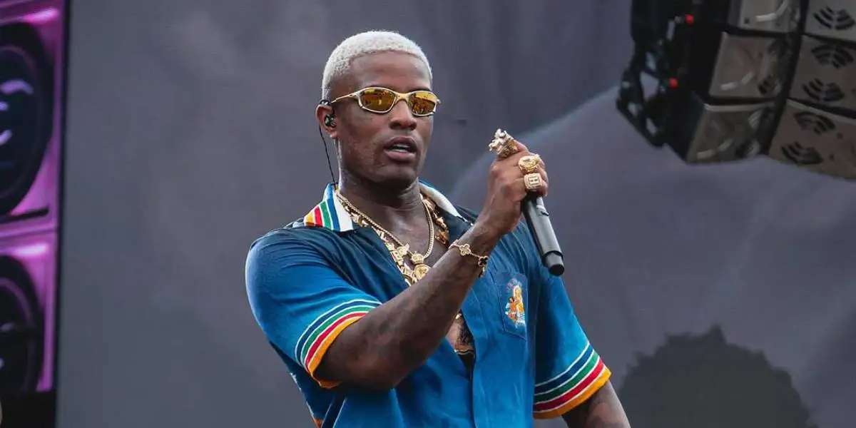 MC IG durante o festival 'Sintonia' realizado pela Netflix para promover a série homônima. Foto: Reprodução 