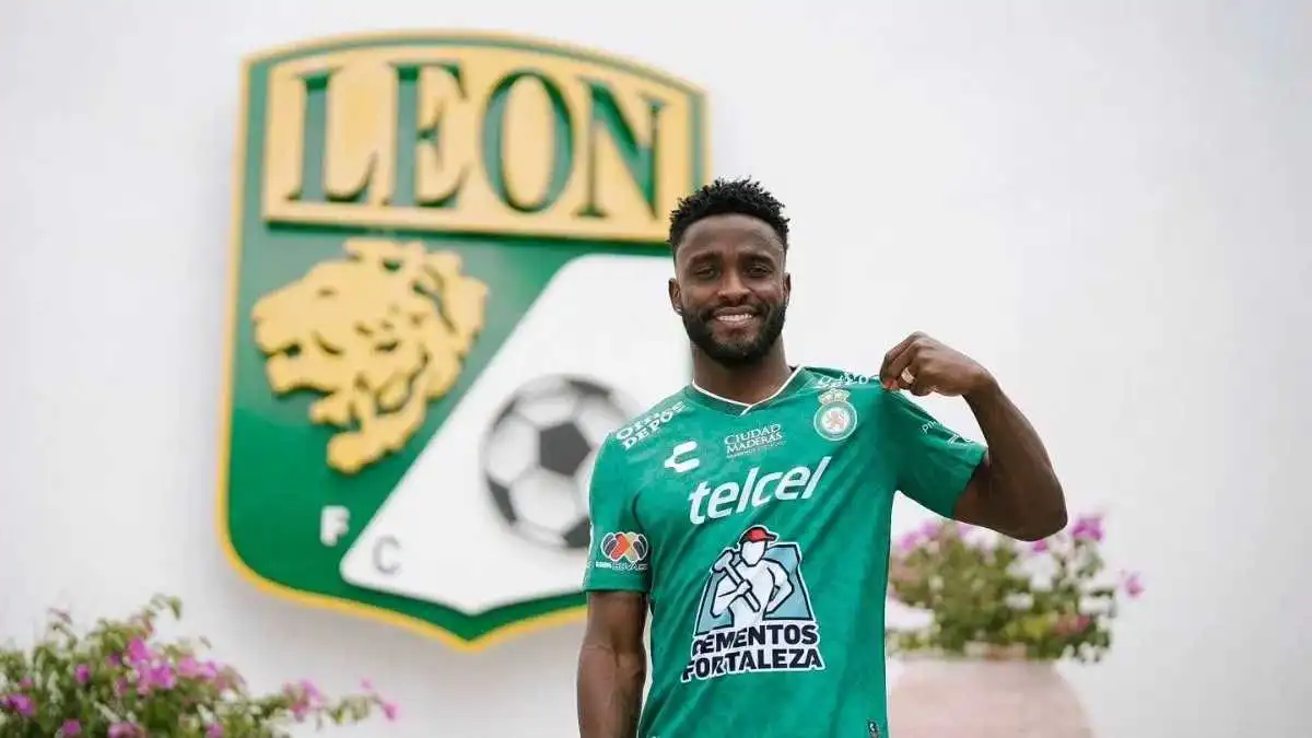 Steven Mendoza, Ex-Corinthians,  balançou as redes no último fim de semana na vitória do León sobre o Atleti de San Luis. Foto: Divulgação/León