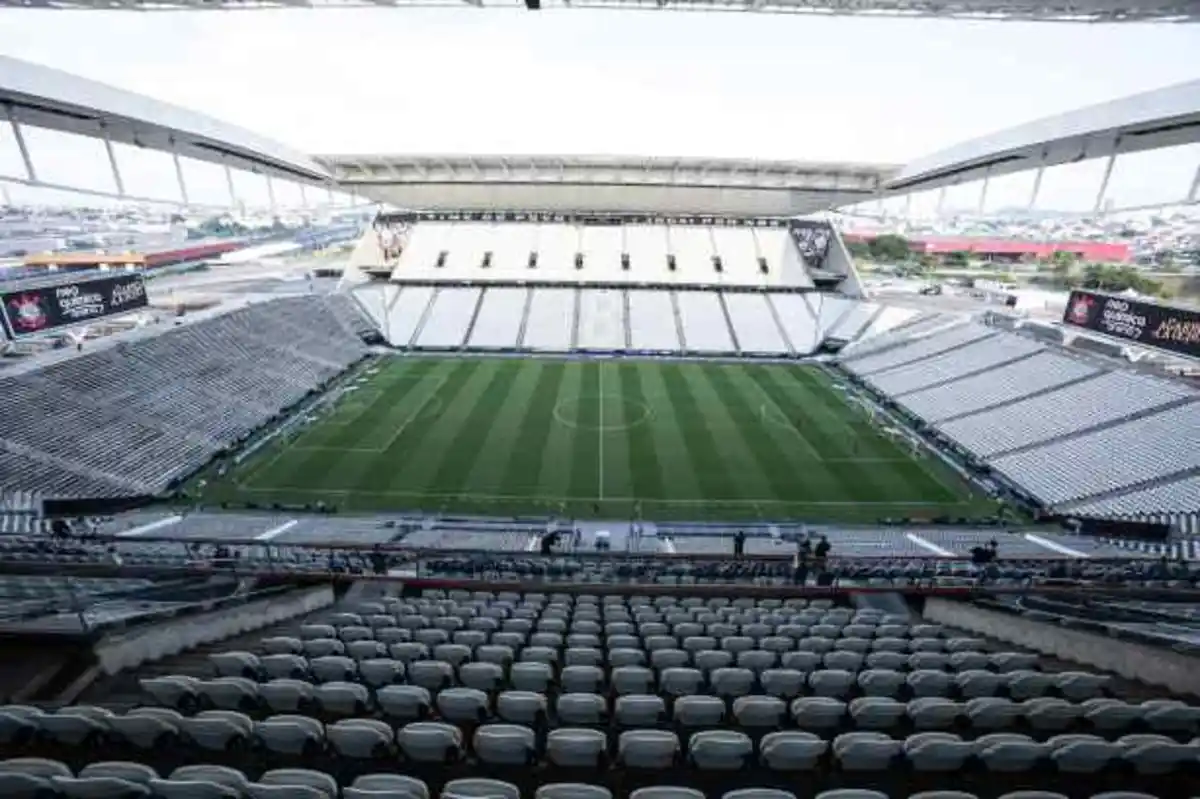 Ge recebeu denúncias de ingressos vendidos por até R$ 1.300 em um grupo intitulado "Gaviões", que negocia bilhetes em todos setores | Divulgação/Corinthians