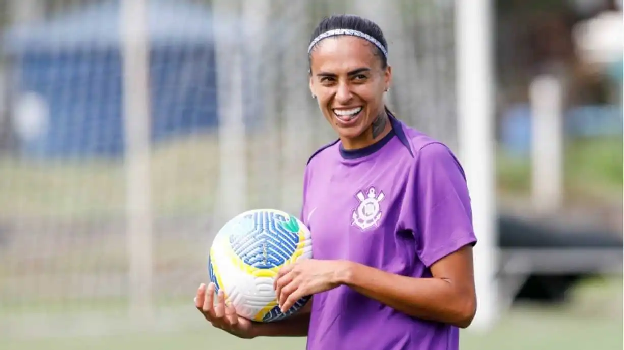 Andressa Alves marcou dois gols na vitória por 3 a 0 sobre o Grêmio, pelas quartas de final da Supercopa - Foto: Rodrigo Gazzanel / Corinthians