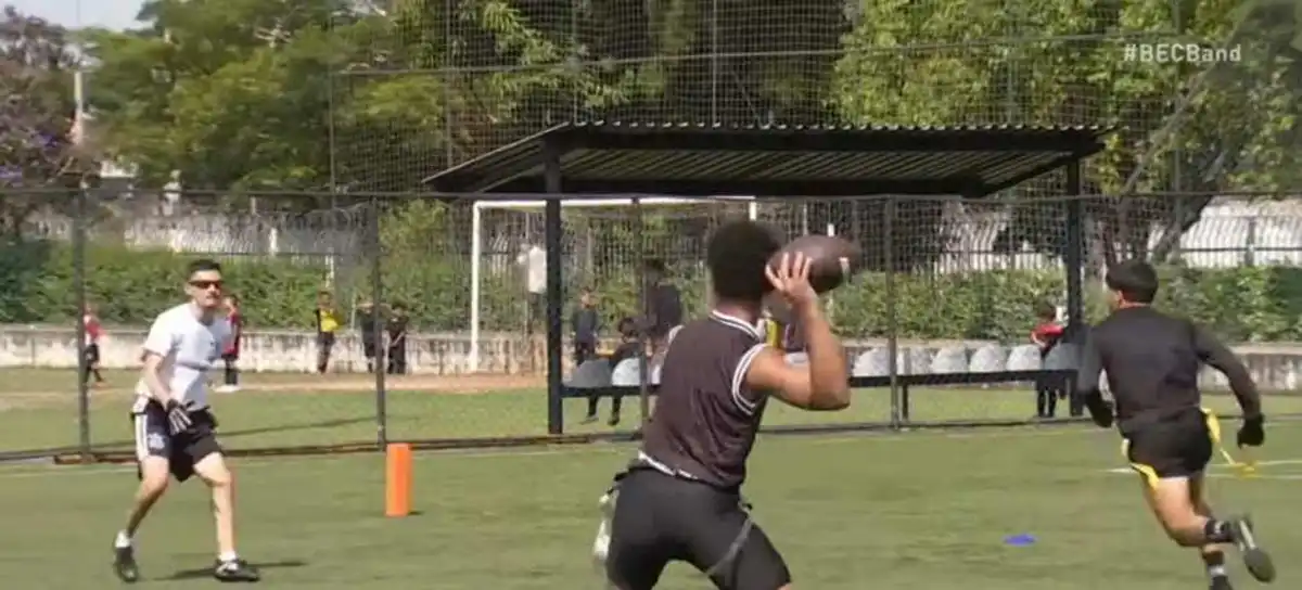 Corinthians Steamrollers tem trabalhado para o desenvolvimento do flag football no país. Foto: Reprodução