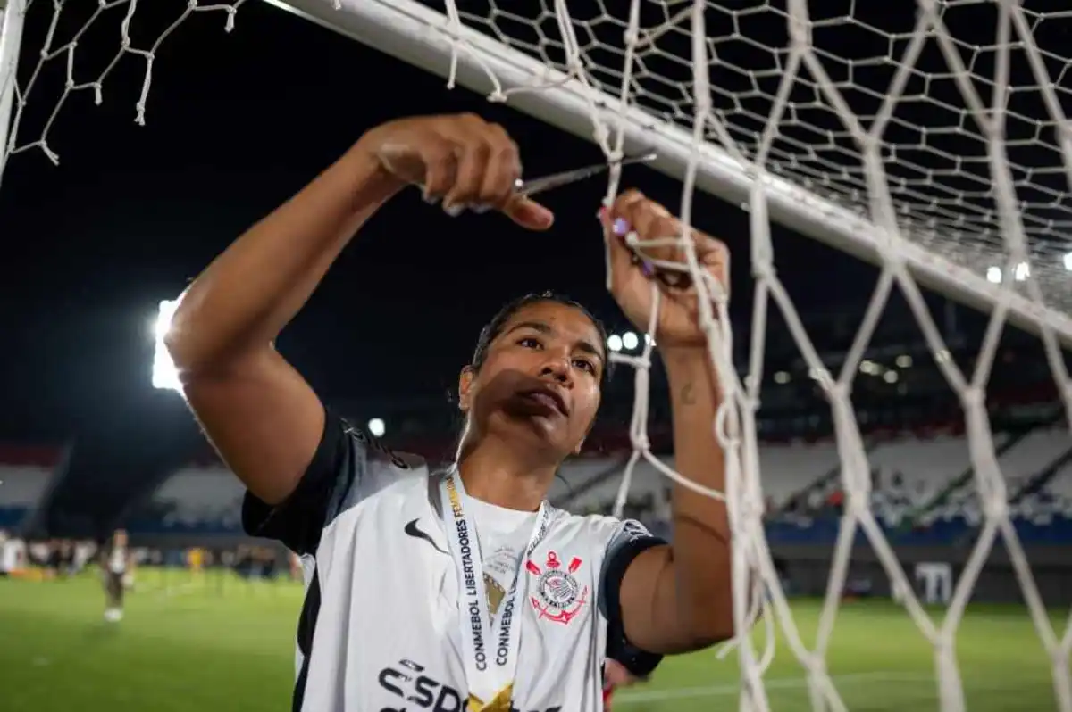 Daniela Arias se despede do Corinthians em busca de novos desafios. A zagueira, que foi peça chave nas conquistas de 2024. Foto: Staff Images Woman / CONMEBOL