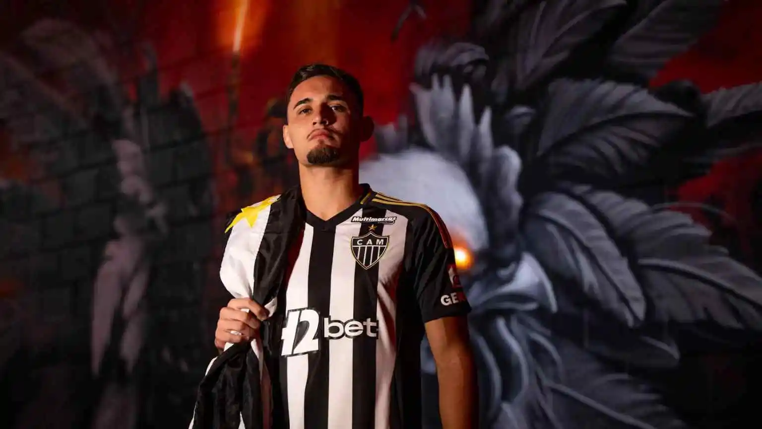 João Marcelo foi recentemente contratado pela equipe do Atlético Mineiro, após ser preterido pelo Corinthians. Foto: Pedro Souza/Atlético MG