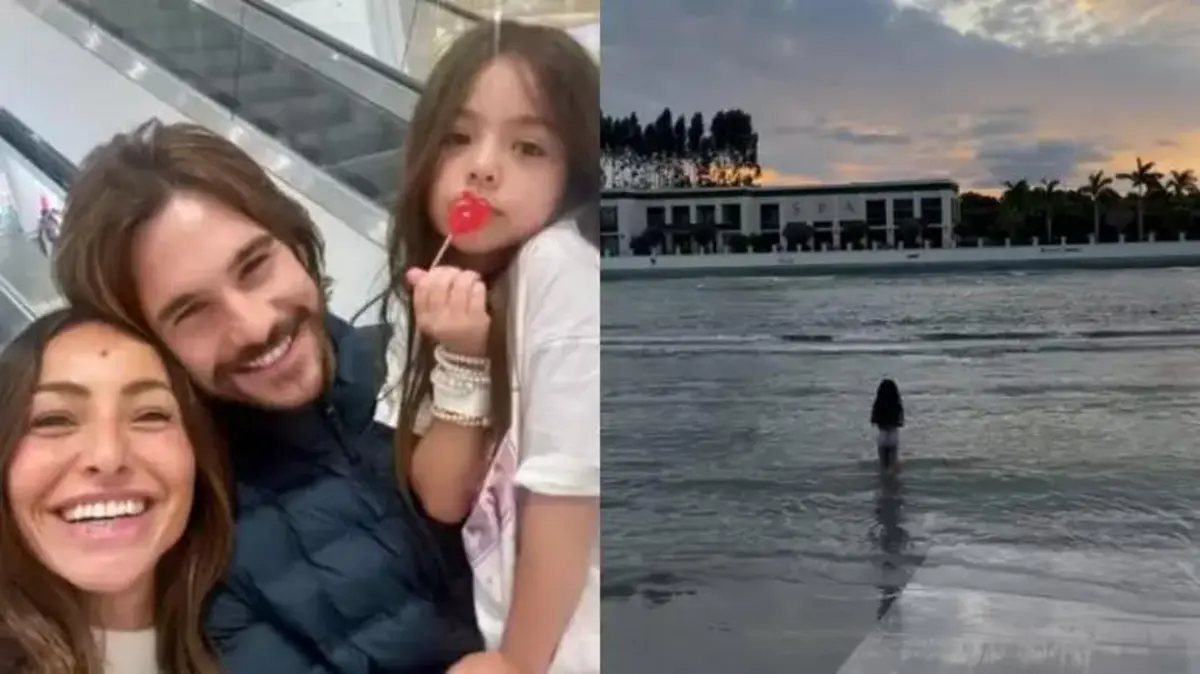 Nicolas Prattes, marido de Sabrina Sato, faz declaração para a pequena Zoe; família está aproveitando as férias em hotel de luxo. Foto: Reprodução/Instagram