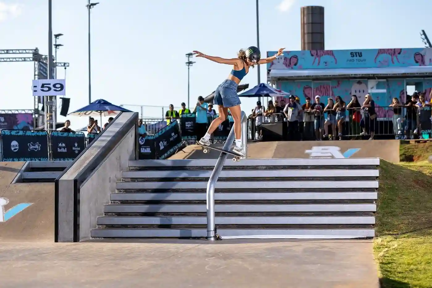 Rayssa Leal domina o STU Pro Tour deste domingo com manobra espetacular e vence a primeira etapa da temporada de 2025 - Foto: Júlio Detefon/STU