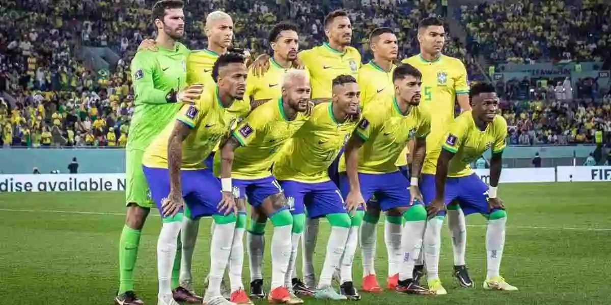 Marquinhos durante o jogo da seleção brasileira contra a Sérvia, pela Copa do Mundo de 2022. Foto: Reprodução