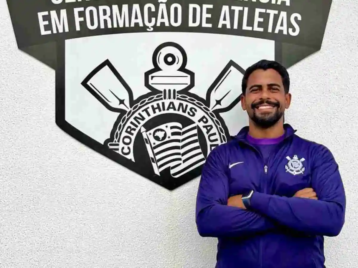 Timão anuncia Victor Amaral como novo preparador físico do Sub-17 feminino, reforçando o investimento na base e no futuro do futebol feminino. Foto: Reprodução