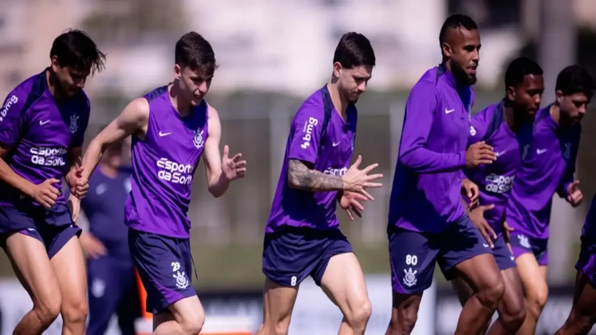 Argentino realiza as atividades normalmente, sendo monitorado constantemente pela equipe de fisioterapeutas do clube | Rodrigo Garro/Agência Corinthians