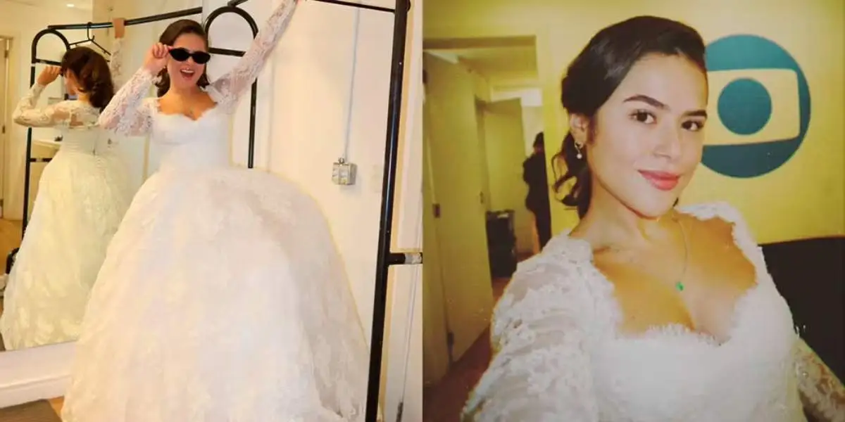 Maisa Silva divulgou fotos vestida de noiva em suas redes sociais e gerou grande interação. Foto: Reprodução.
