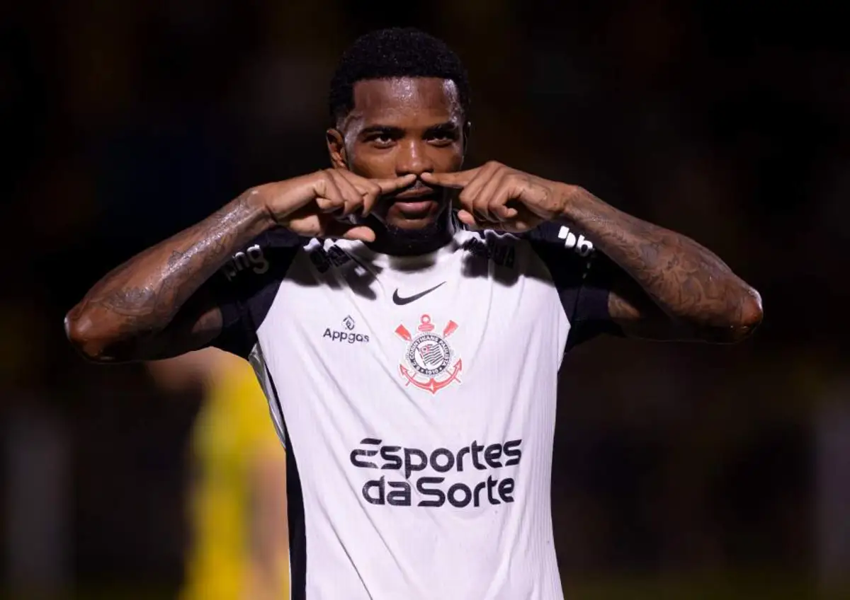 Cacá finalmente marca em 2025 e encerra jejum de sete meses, mas Corinthians perde para o Mirassol. Foto: Reprodução