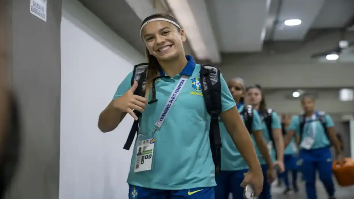 Pepê fala da importância de estar defendendo a Seleção Brasileira de Futebol Feminino e os seus objetivos agora com o Corinthians - Foto: divulgação
