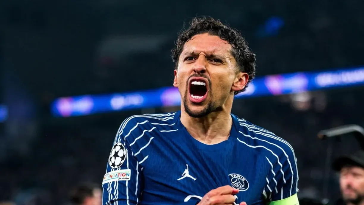Marquinhos, ex-Corinthians, conquista sua primeira Champions League pelo PSG, brilhando na defesa e liderando a equipe rumo ao título europeu - Foto: divulgação