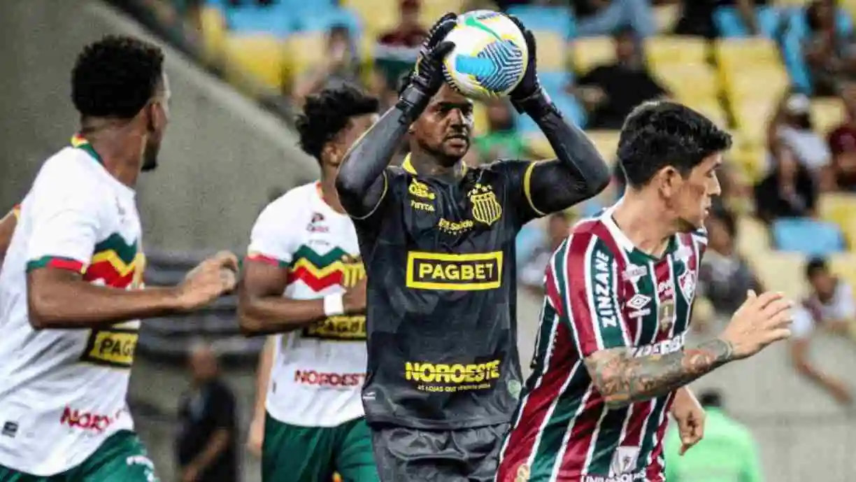 Felipe Ventura, ex-goleiro do Corinthians, celebra sequência histórica de 1.561 minutos sem sofrer gols no futebol europeu. Foto: Reprodução