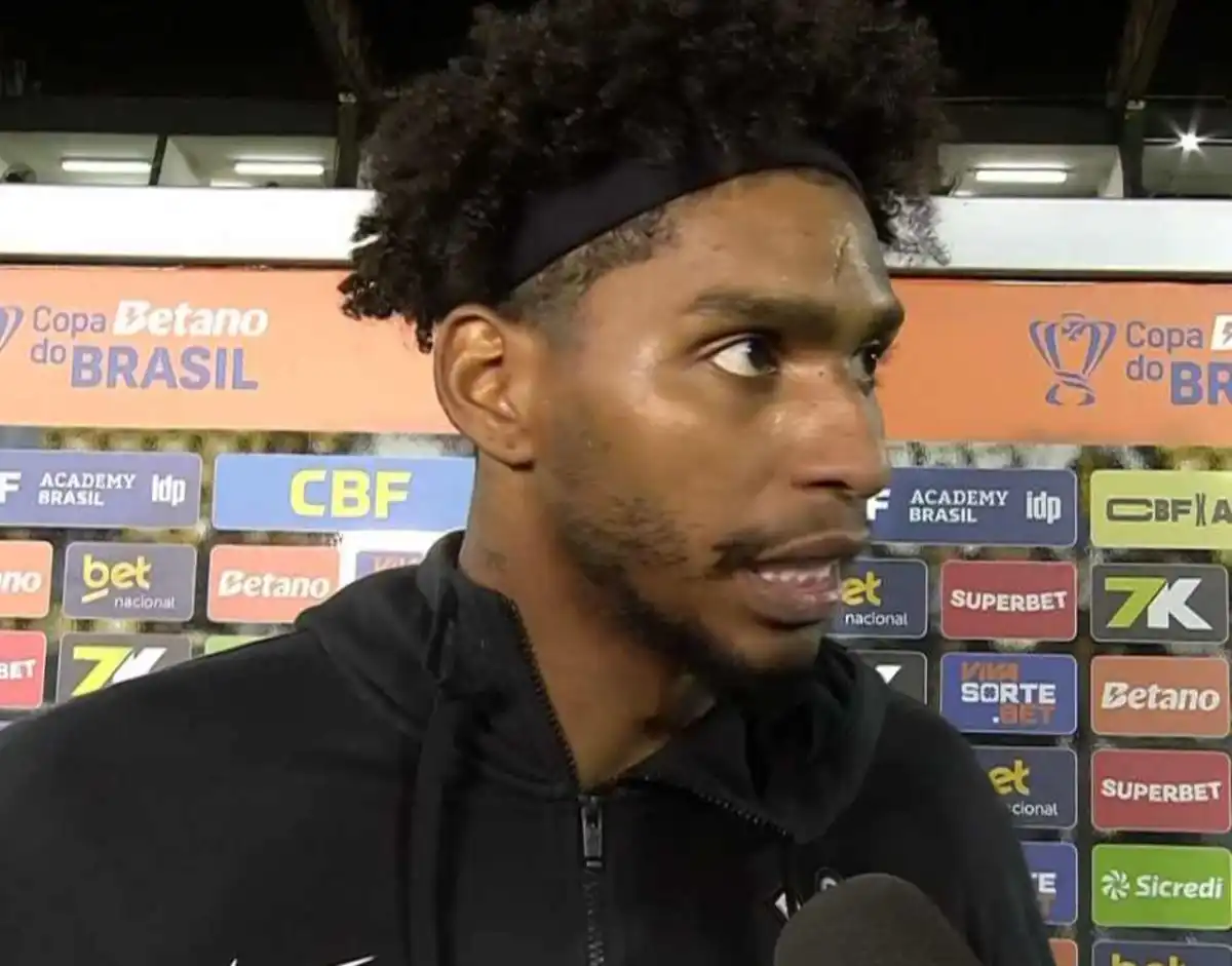 O goleiro Hugo Souza deu entrevista após a vitória contra o Novorizontino e valorizou a vitória sem sofrer gols - Foto: Reprodução