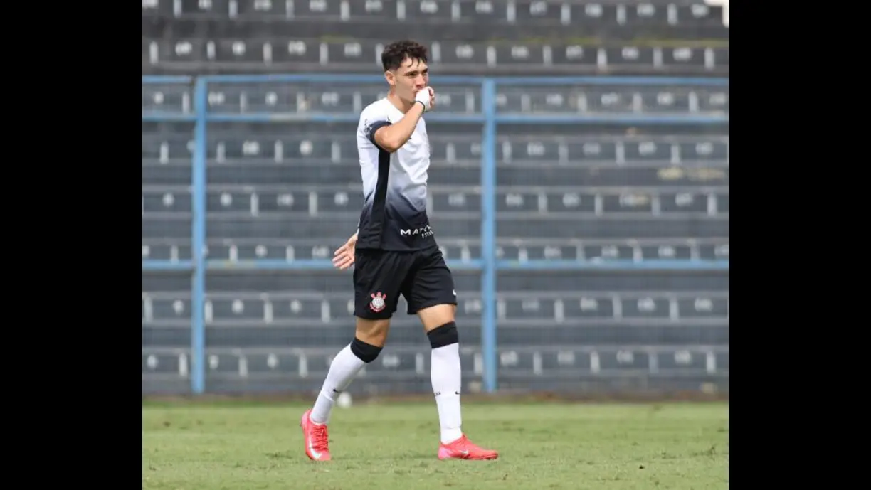 Gui Bom marcou três gols no confronto contra o América Mineiro - Foto: Rodrigo Gazzanel/Agência Corinthians