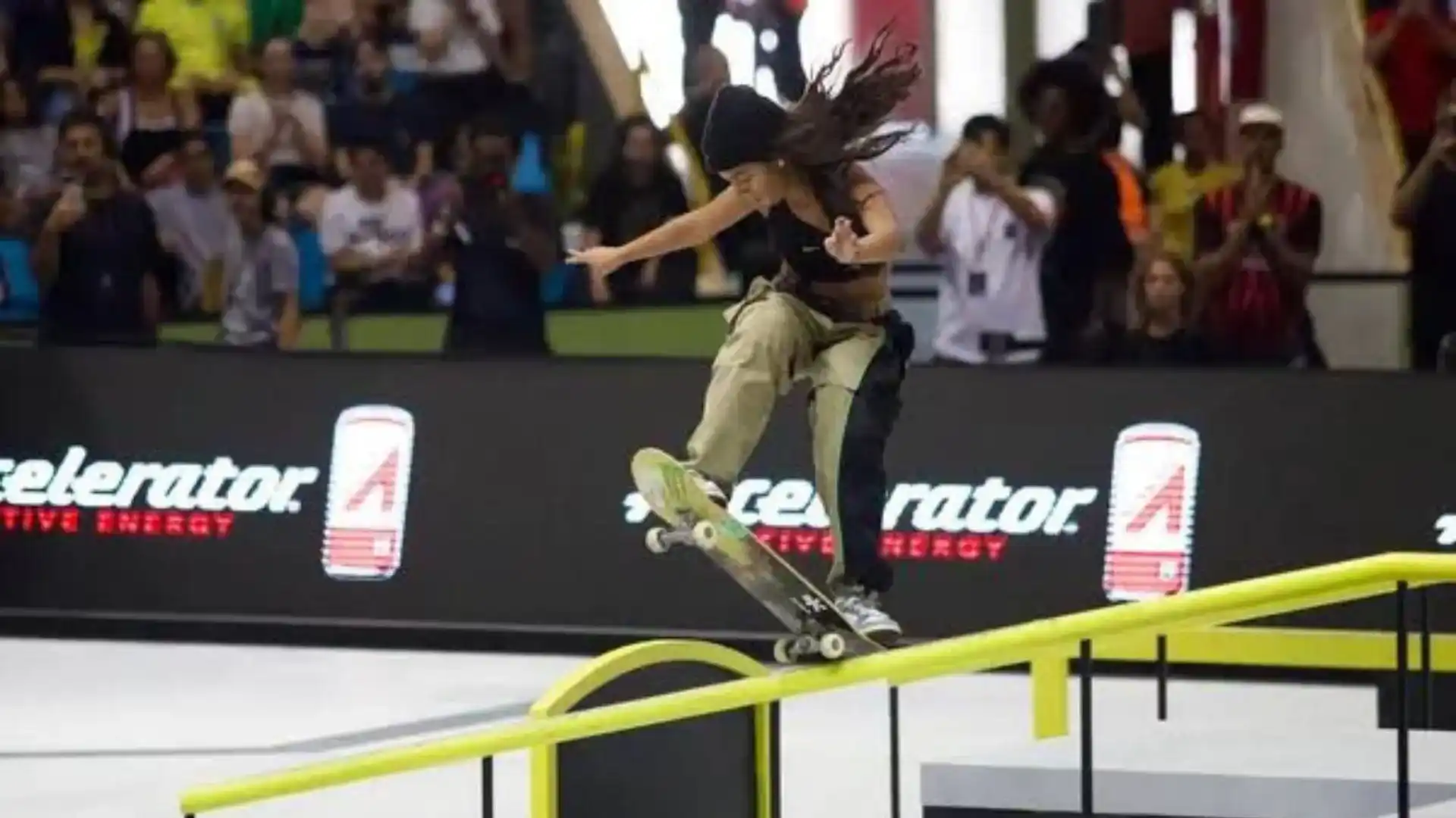Rayssa Leal é campeã de etapa da SLS de Miami, nos Estados Unidos e segue colecionando títulos expressivos - Foto: Reprodução/X (antigo twitter)