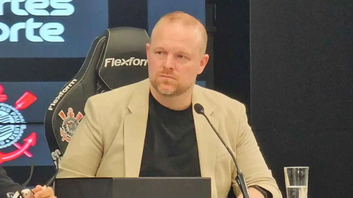 Vinicius Manfredi reassume o cargo de superintendente de marketing do Corinthians em meio a mudanças na diretoria. Foto: Reprodução