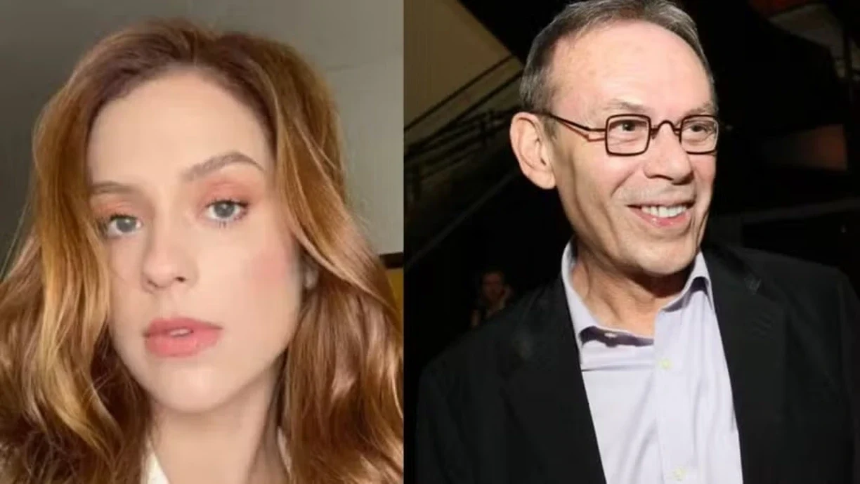 ophia Abrahão reviveu, entre o humor e a nostalgia, uma cena inusitada protagonizada por ela e José Wilker no Projac | Reprodução