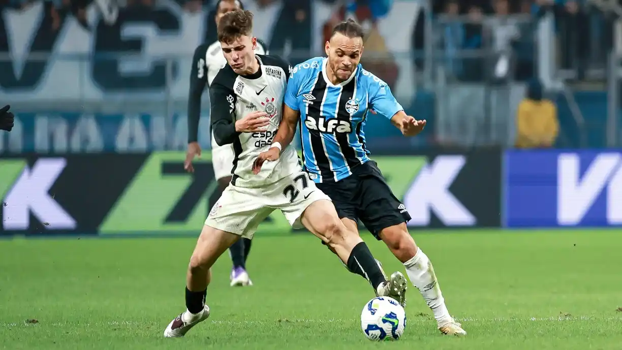 Placar de igualdade impediu Grêmio e Corinthians de se aproximarem da zona de classificação para a Libertadores | Maxi Franzoi/Agif/Gazeta Press