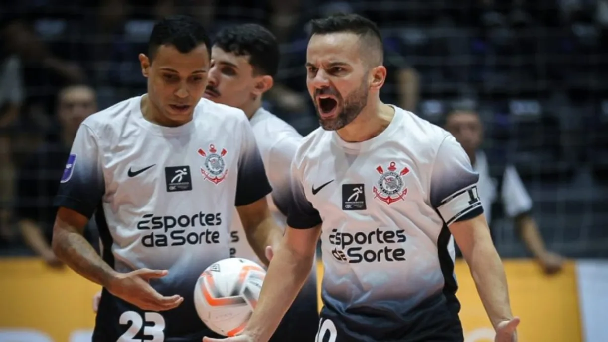 Dentro de casa, Corinthians goleia o Taubaté pelo Campeonato Paulista de Futsal
