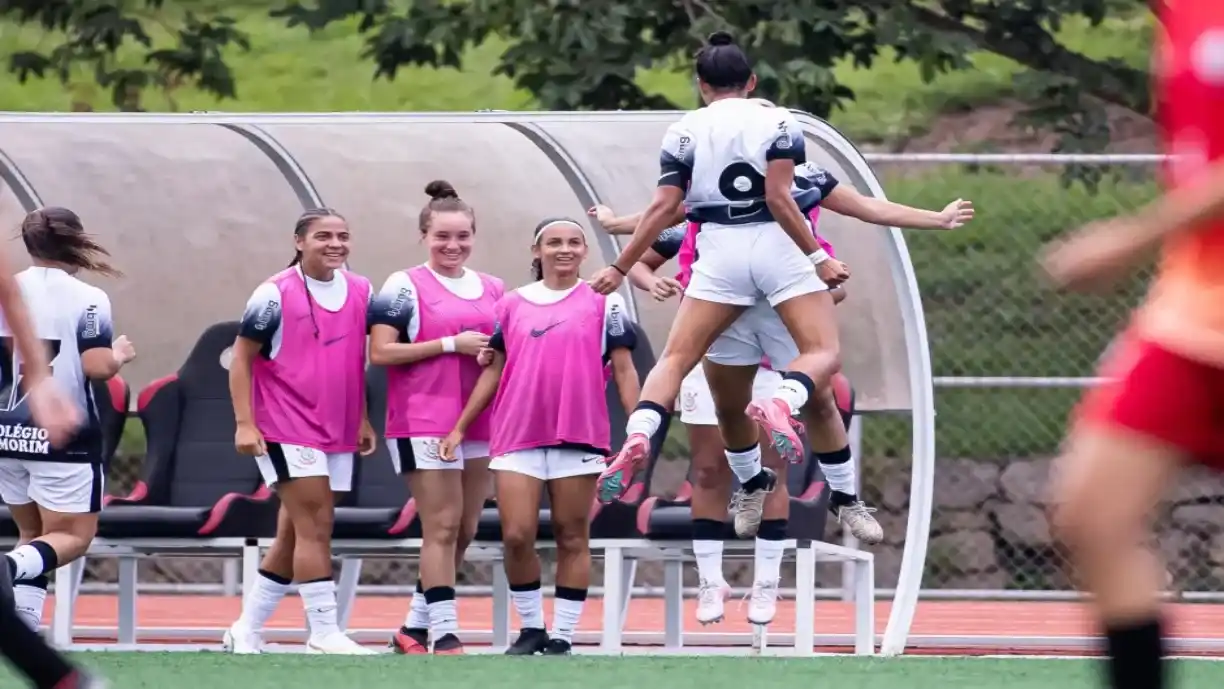 Corinthians estreiou com goleada no Brasileirão Feminino Sub-20. A equipe venceu Criciúma por 5 a 1 e lideram o Grupo D - Foto: Matheus Tahan