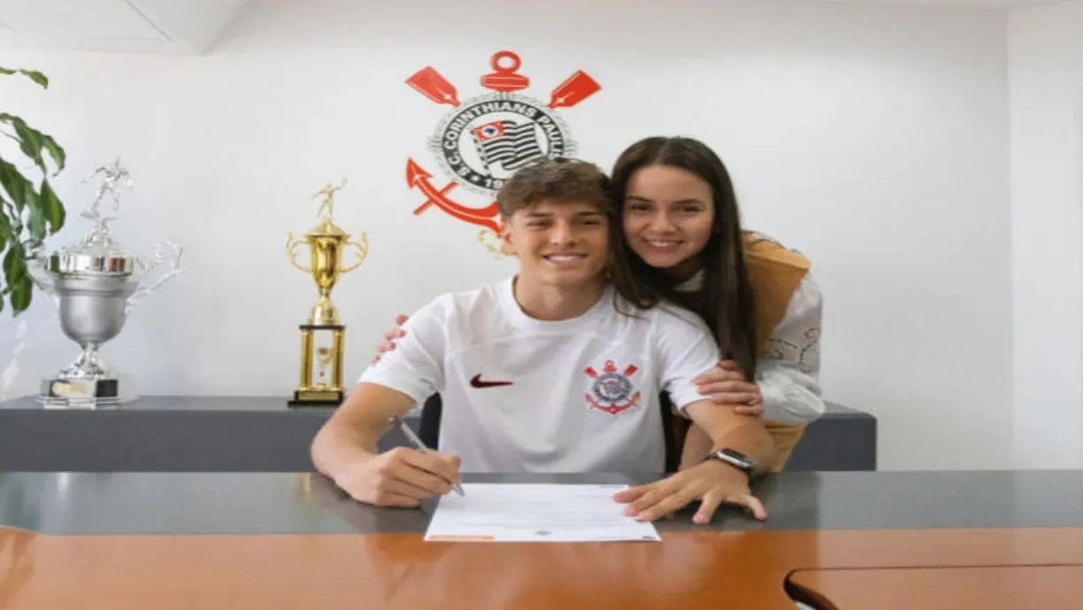 O atacante Drude, revelado pelo Corinthians, volta a ter espaço no time principal sob comando de Dorival Júnior e busca se firmar na equipe - Foto: Reprodução