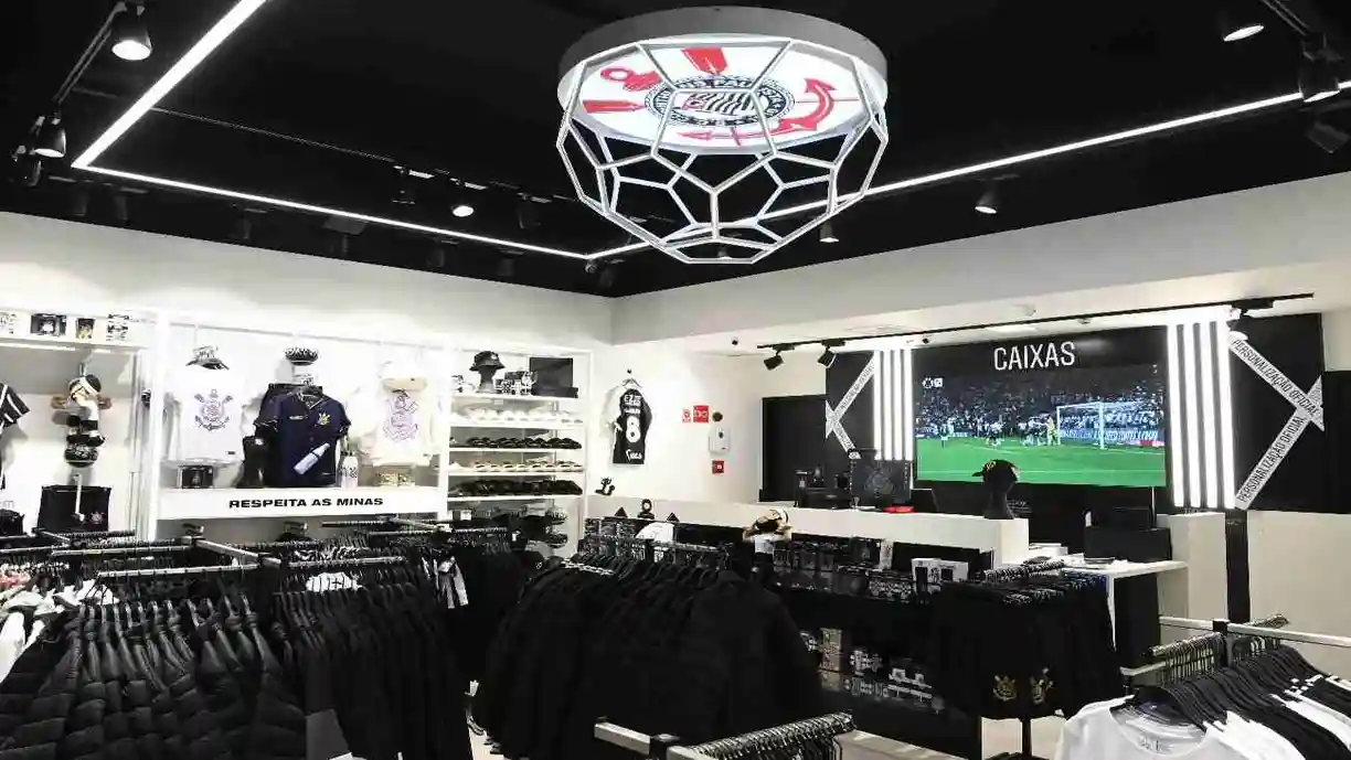 Nova loja do Corinthians no Cantareira Norte Shopping reforça plano de expansão comercial e aproxima o clube da torcida - Foto: Divulgação