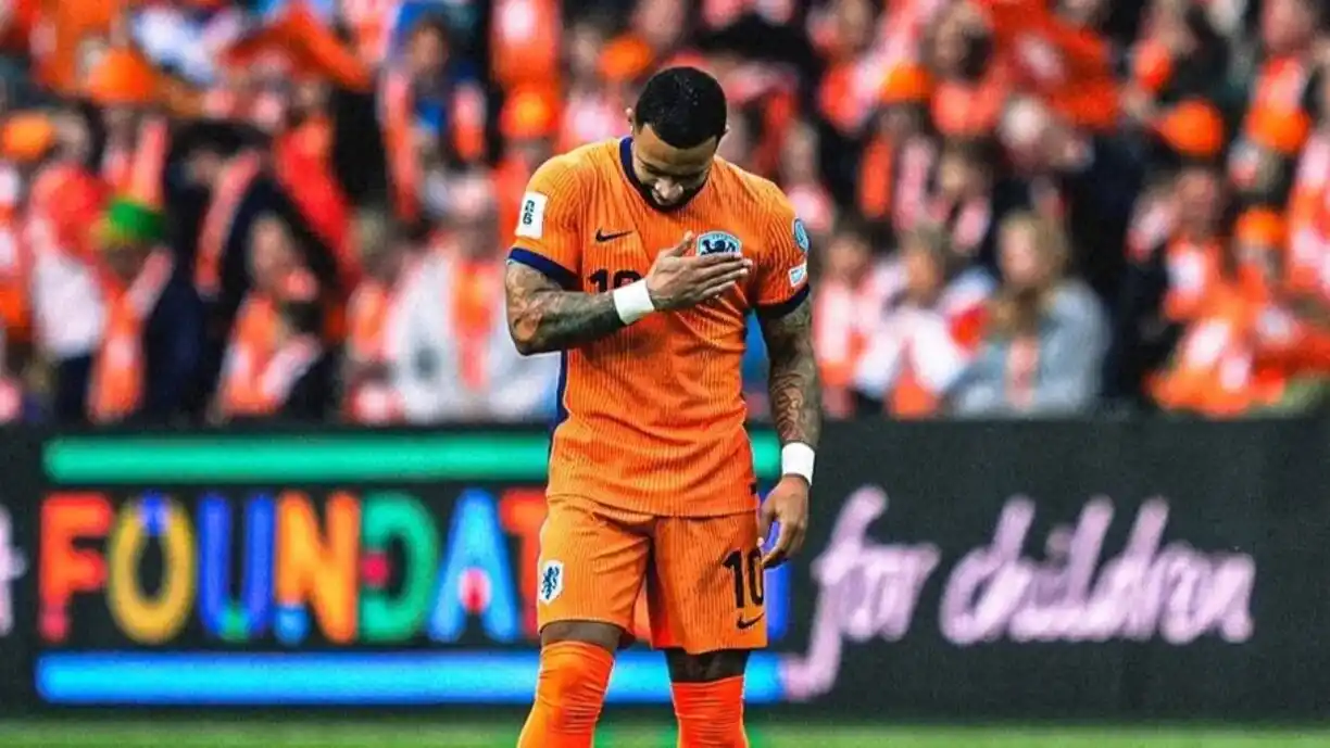 Atacante do Corinthians, Memphis Depay, da Laranja Mecânica, chegou aos 50 gols pela seleção | Divulgação