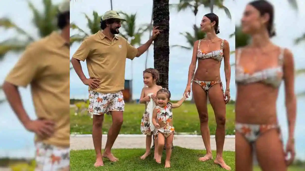 O ator Renato Góes esclarece relação carinhosa entre seus filhos e desmente rumores. Foto: Reprodução