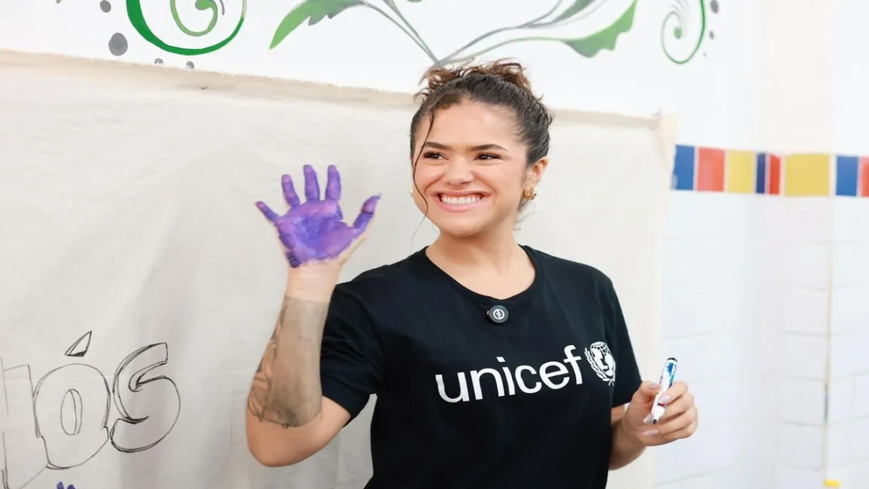 Maisa visitou jovens no Recife, ouviu relatos sobre educação, sonhos e direitos, e incentivou o protagonismo juvenil - Foto: Brenda Alcântara/UNICEF