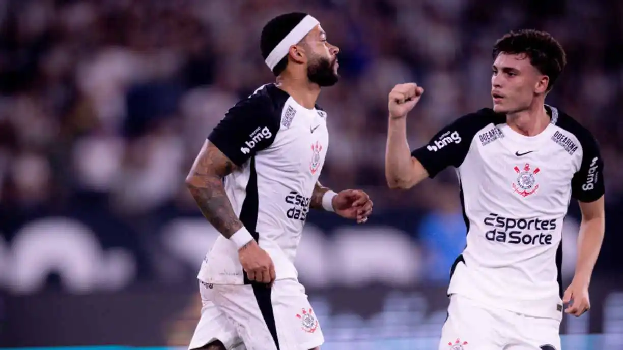 Garotos da base decepcionam, mas titulares entram no segundo tempo e evitam derrota do Corinthians contra o Botafogo. Foto: Reprodução Prime Video