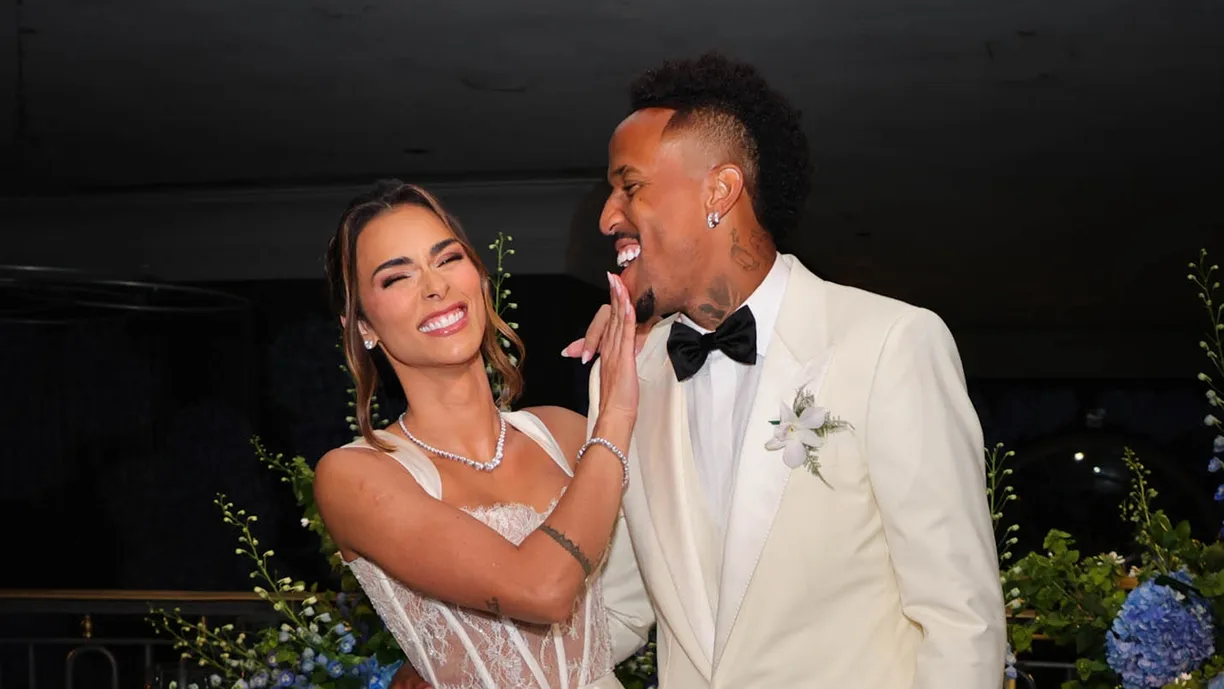 MC Ryan SP comparece no casório do zagueiro do Real Madrid Éder Militão e de Tainá Castro - Foto: Brazil News