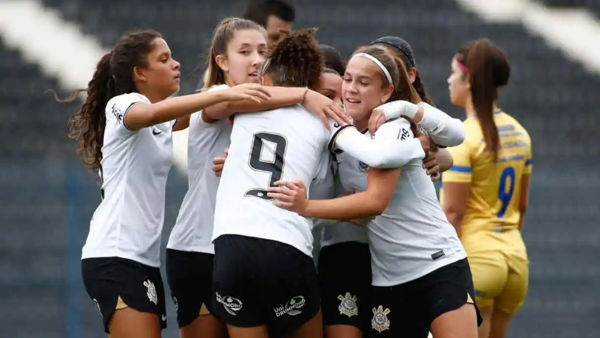 Corinthians e Palmeiras se enfrentam na Fazendinha nas quartas de final do Brasileiro Feminino Sub-20. Foto: Rodrigo Gazzanel/ Agência Corinthians