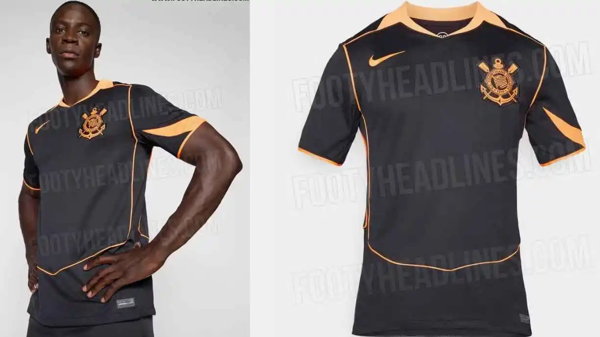 Vazam imagens da suposta nova terceira camisa do Corinthians