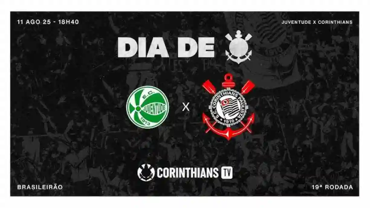 Corinthians enfrenta Juventude fora de casa em busca de vitória crucial para se afastar do Z-4 no Brasileirão. Foto: Divulgação/Corinthians TV