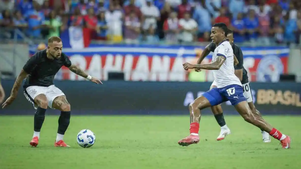 Corinthians recebe Bahia na Neo Química Arena pelo Brasileirão 2025; saiba onde assistir ao vivo e acompanhar em tempo real. Foto: Reprodução