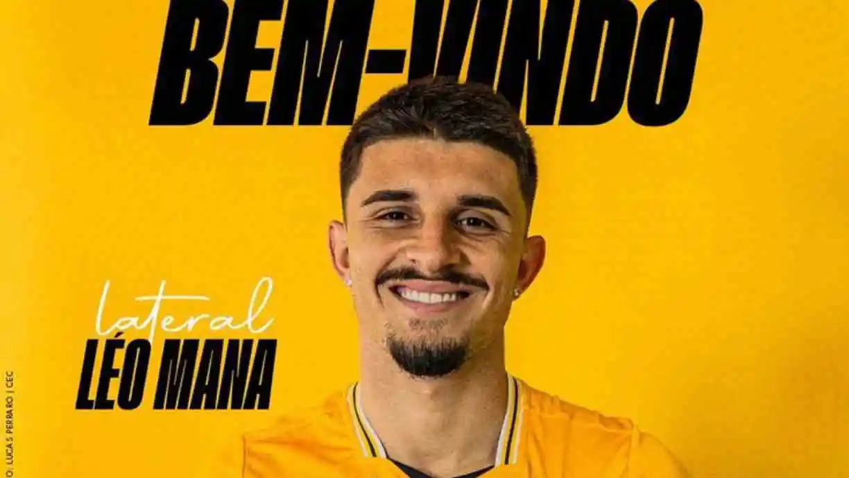 Léo Mana, lateral-direito revelado pelo Corinthians, é emprestado ao Criciúma até o fim de 2025 para ganhar mais tempo de jogo. Foto: Divulgação/Criciúma