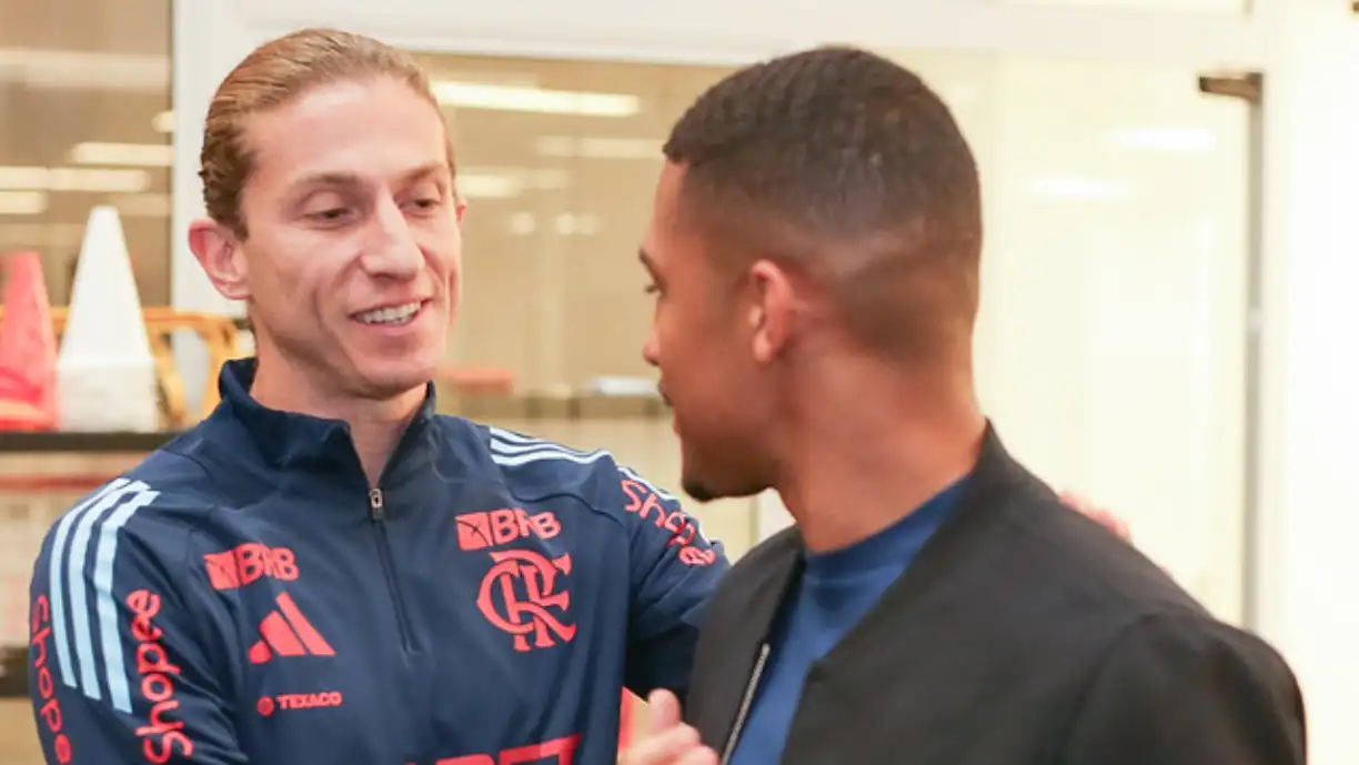 Samuel Lino foi apresentado hoje pelo Flamengo e na coletiva citou atleta do Corinthians - Foto: Gilvan de Souza/Flamengo