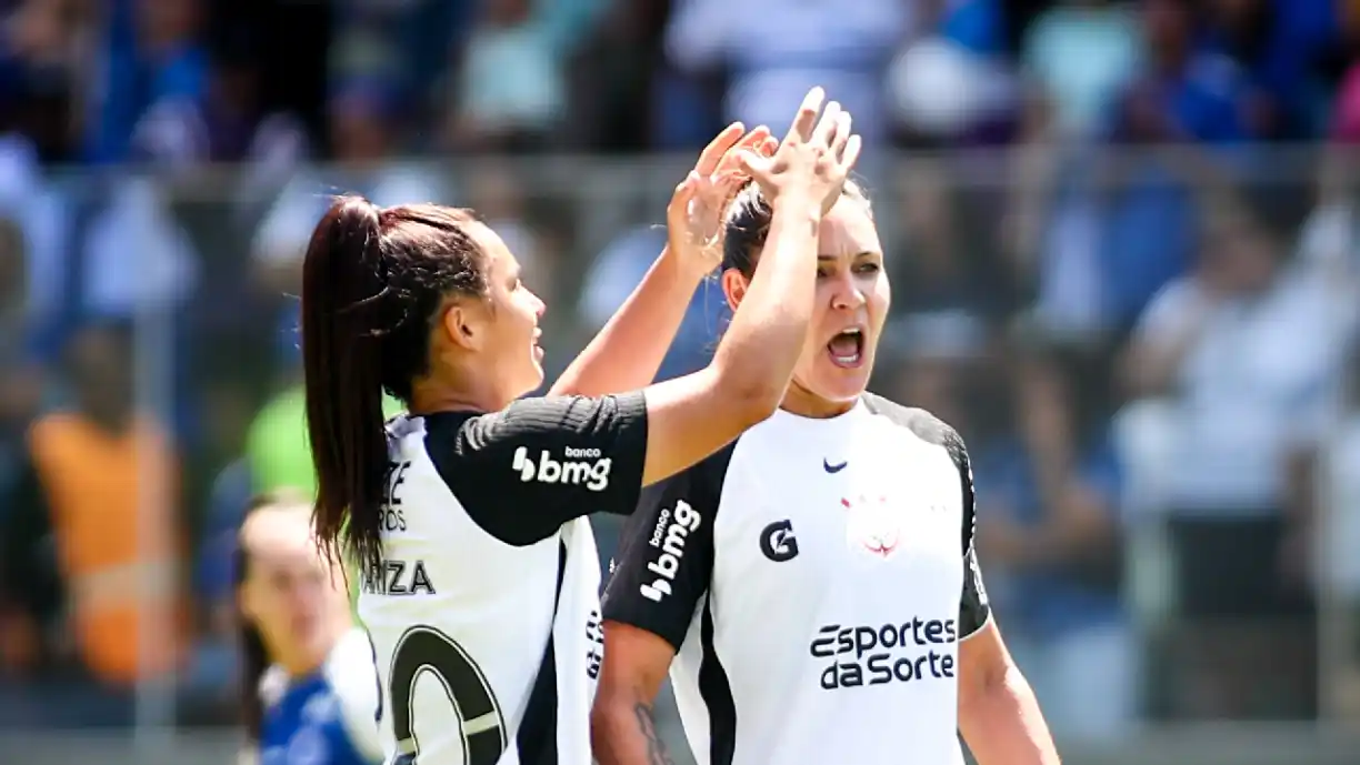 Corinthians feminino fica no empate por 2 a 2 com o Cruzeiro e decisão ficará para a próxima partida - foto: Corinthians