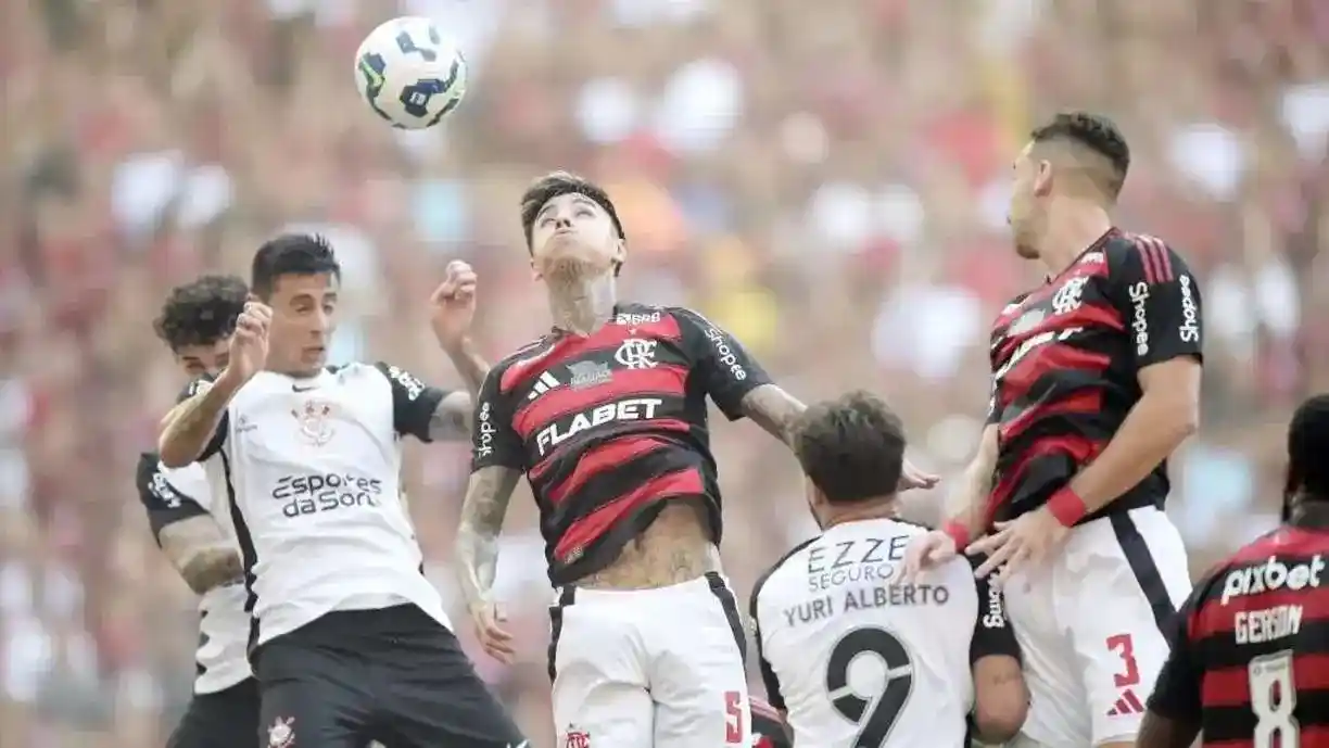 Corinthians e Flamengo se enfrentam na noite deste domingo (28), às 20h30, na Neo Química Arena, pelo Campeonato Brasileiro - Foto: Reprodução