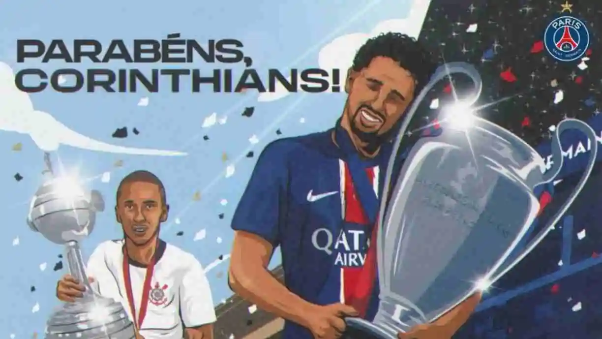 Timão celebra 115 anos de história com homenagens de clubes brasileiros e internacionais, reforçando sua grandeza no futebol mundial. Foto: Reprodução Instagram