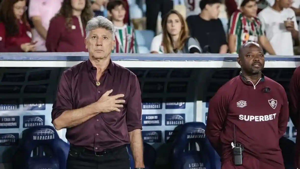 Renato Gaúcho concedeu entrevista após a derrota do Fluminense para o Corinthians - Foto: Marcelo Gonçalves/Fluminense FC