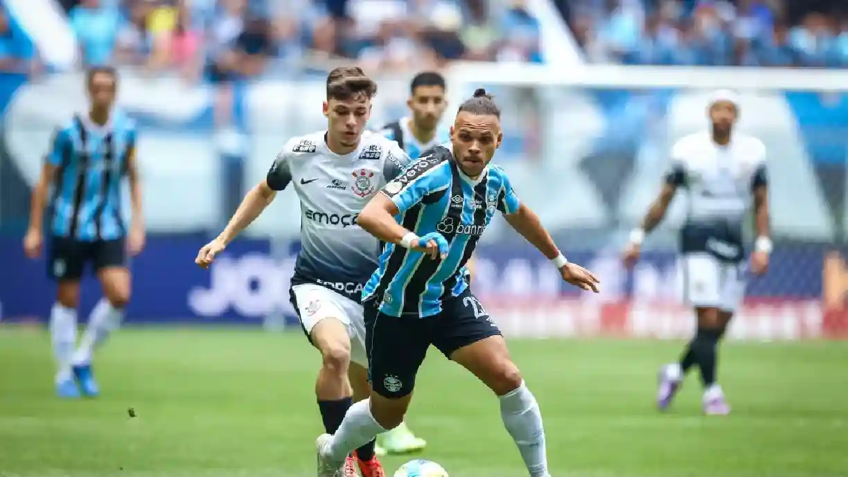 Corinthians x Grêmio será domingo (2), às 16h, na Neo Química Arena, com transmissão pela Globo e Premiere - Foto: Luas Uebel/Grêmio