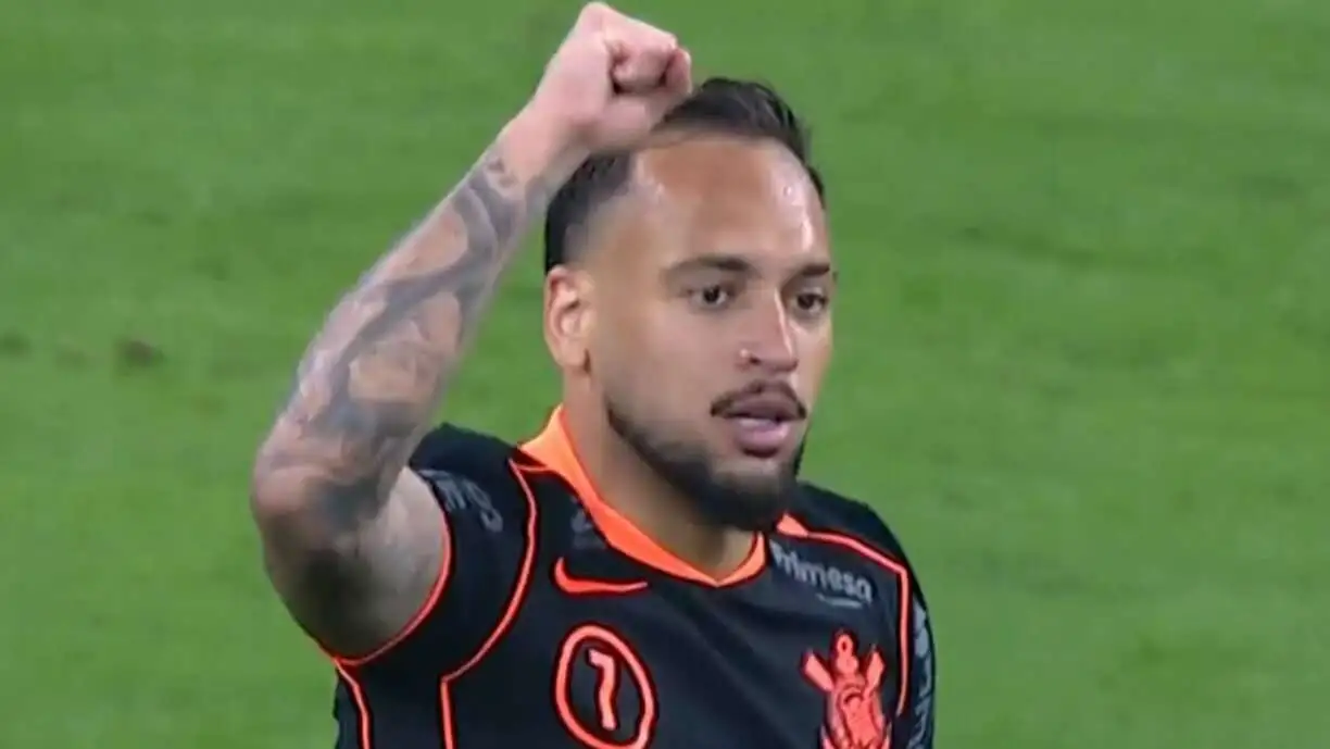 Maycon fez o gol da vitória do Corinthians na partida diante do Atlético Mineiro, pelo Brasileirão - Foto: Reprodução
