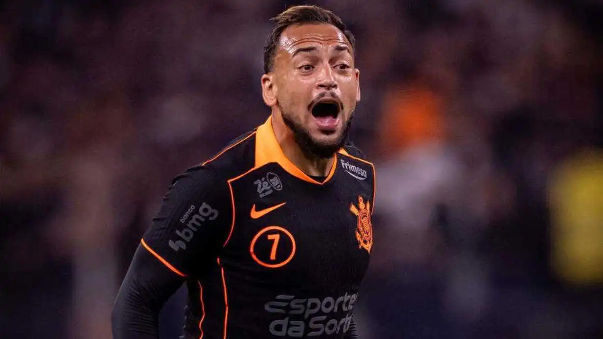 Maycon marcou o gol da vitória do Corinthians no duelo contra o Atlético Mineiro, na Neo Química Arena - Foto: Rodrigo Coca/Agência Corinthians