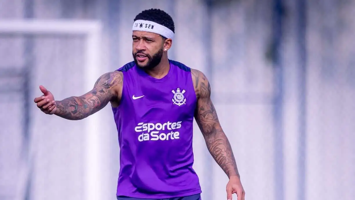 Memphis Depay tem contrato com o Corinthians até o meio do ano que vem - Foto: Rodrigo Coca/Agência Corinthians